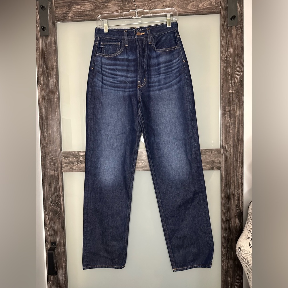Etica Deep Blue Straight Jeans